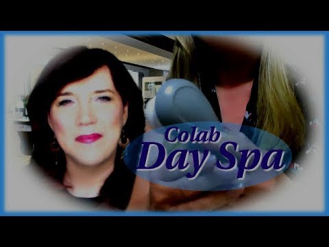 Facial and Hairplay| Day Spa Collab| Feat  Deezire ASMR
