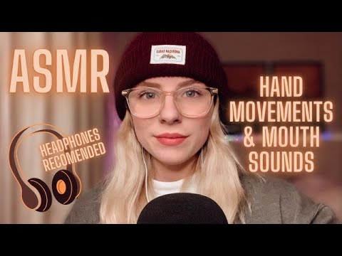 ASMR | FAST AND AGGRESSIVE HAND MOVEMENTS & MOUTH SOUNDS (with tingly whispers and rambles)