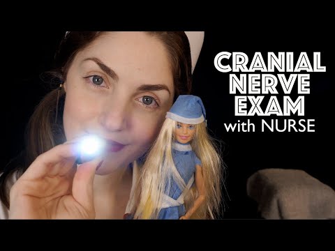 ASMR | A Strange Cranial Nerve Exam with Nurse (in 4K)