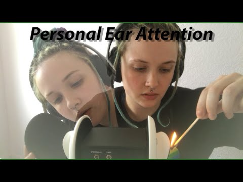 Personal Attention On Your Ears ASMR👂😴 Brushing, Crinkles And More!!!