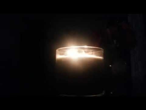 ASMR Short 8: Candle Relaxation with Tapping and Breathy Binaural Singing, Whisper Countdown