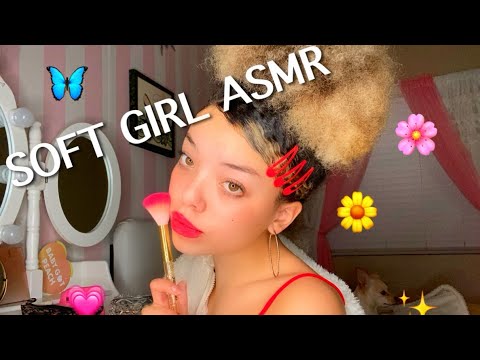 ASMR// Soft Girl Does Your Makeup In Class 🌸✨🌼🦋