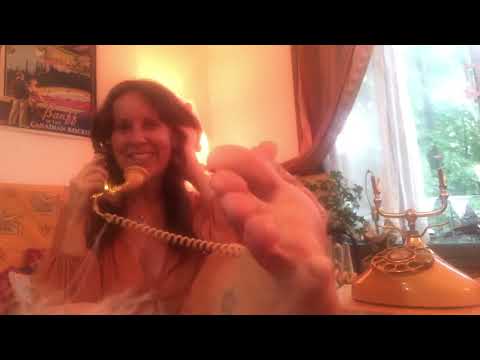 ASMR Barefoot answering Magic phone