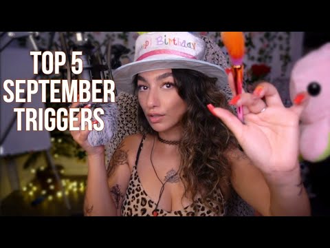 ASMR | Top 5 Brain Melting Triggers (face tracing, personal attention, pop rocks)