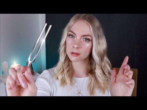 ASMR Healing Touch Therapist (New Zealand Accent, Light Trigger Therapy, Tuning Forks, Reiki)
