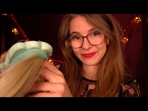 ASMR Sleep Inducing Haircut - Ich bürste & schneide dir deine Haare | Sophia ASMR