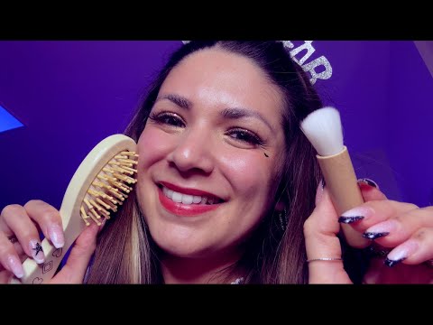 ASMR Doing Your Hair and Makeup in Bed (German RP)
