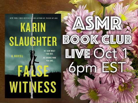 ASMR | False Witness LIVESTREAM (Veda's Book Club)