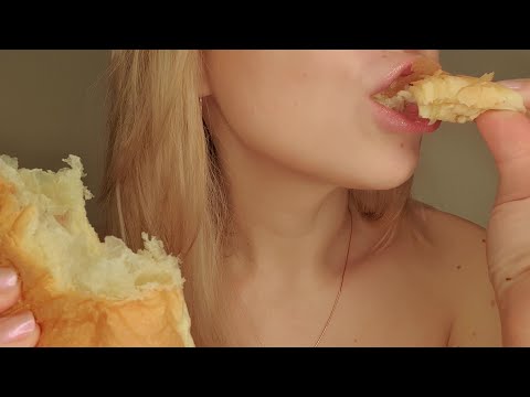 ASMR Watch me Eating a Croissant
