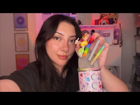 ASMR mic scratching and XL nail clacking (bare, foam cover) *no talking*