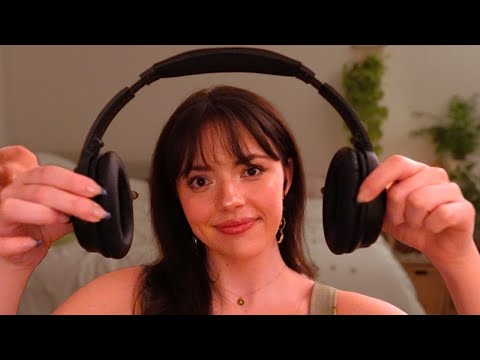 ASMR with Noise Suppression Headphones (gentle, muffled, quiet, lowlight)