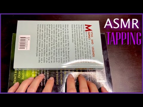 ASMR Tingly Tapping on Books (with Nails & Fingertips)