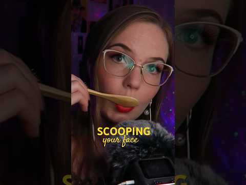 Eating your face with a wooden spoon 🥄 #asmr