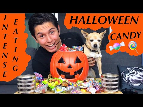 ASMR HALLOWEEN CANDY FEAST! (Eating & Mouth Sounds!)