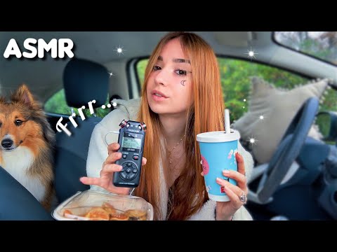 ASMR in my Car | Bubble Tea Talk 🧋
