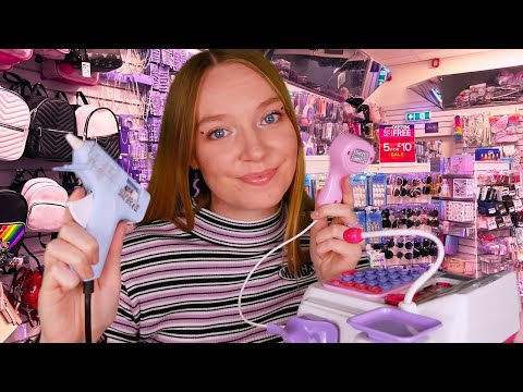ASMR Claire’s Checkout + Ear Piercing RP (Whispered)