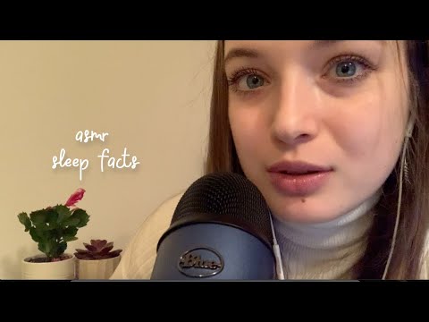ASMR Sleep Facts | Ear to Ear Close up Whispers ٩(◕‿◕｡)۶
