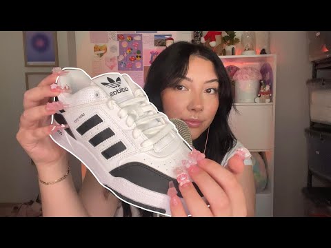 ASMR new sneaker tapping 🤍