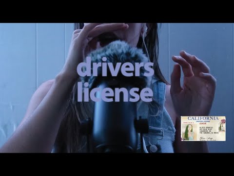 drivers license by Olivia Rodrigo but ASMR