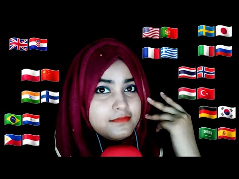 ASMR ~ "Take It Easy" In Different Languages With Mouth Sounds