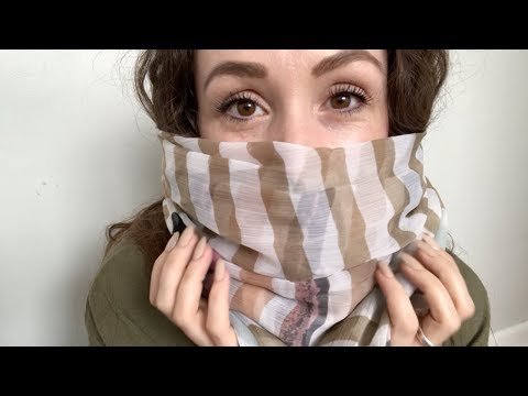 10 FACTS ABOUT ME - Whispering through my Scarf [ASMR] [Scarves]