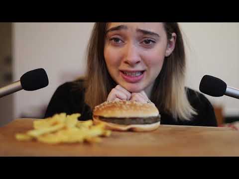 PROVO L'HAMBURGER SENZA CARNE | ASMR EATING