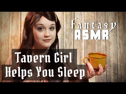 ASMR Fantasy Roleplay | Tavern Girl Helps You Sleep | Tea Making, Drawing and Rambles for Relaxation