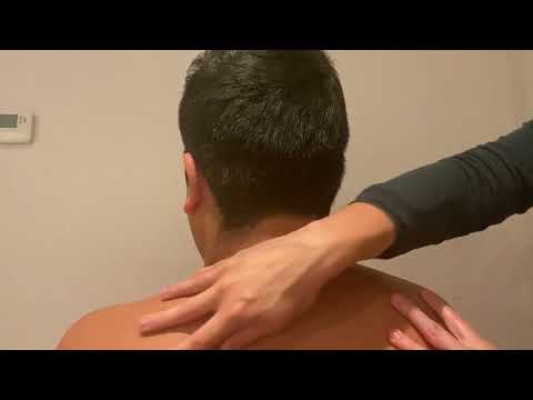 ASMR⚡️Relaxing neck and shoulder massage (real person)