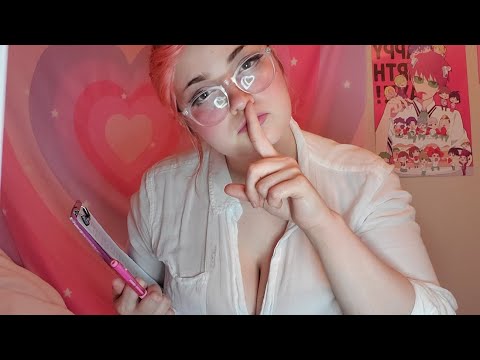 ASMR Test Day with Your Very Strict Teacher (Shushing, Writing Sounds)