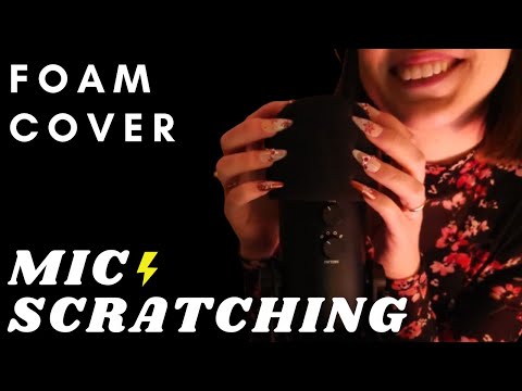 ASMR - FAST and AGGRESSIVE SCRATCHING MASSAGE | FOAM Cover | INTENSE Sounds | No talking