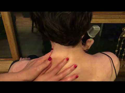 ASMR Back Brushing & Shoulder Massage