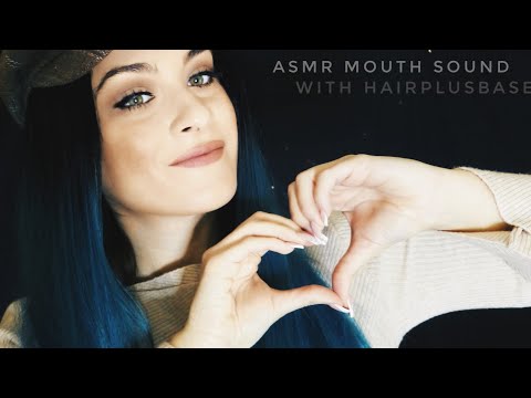 ASMR Mouth sounds - Tongue click - Hands movements - with Hairplusbase wig