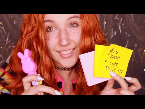 ASMR🍀QUIRKY GIRL from Class ~ Saves You from Bullies & Cheers You Up 💖 Cute Personal Attention ~