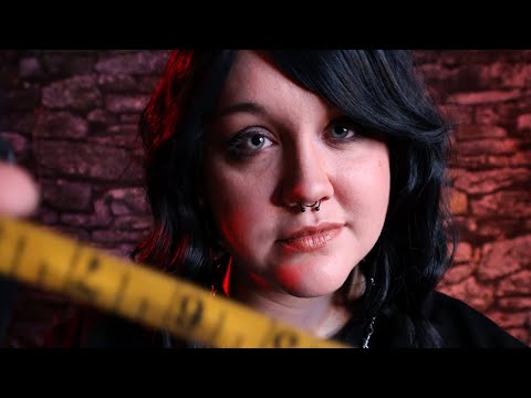 ASMR Detailed Measuring You for A Cool Jacket (Unintelligible Whispers, Personal Attention Roleplay)