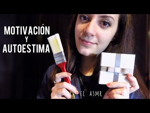 ♡ASMR Español ♡ MOTIVACIÓN  y AUTOESTIMA♥ *3Dio*(ear brushing, tapping)
