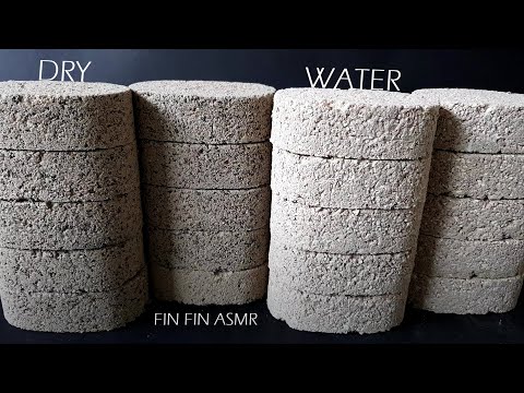 🧽🧼ASMR: Two Different Textures Crumble | Dry&Water | Unlove Textures 😫