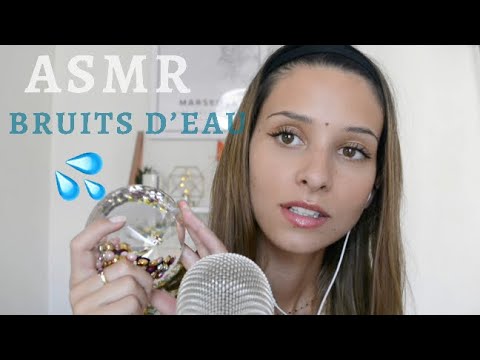 ASMR FRANÇAIS - Relaxation et bien-être INTENSE avec des bruits d'eau (& tapping, whispers)