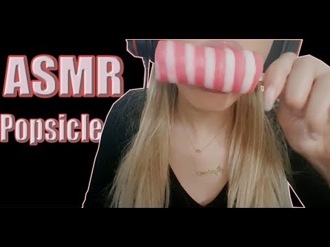 {ASMR} popsicle sucking | Wet mouth sounds