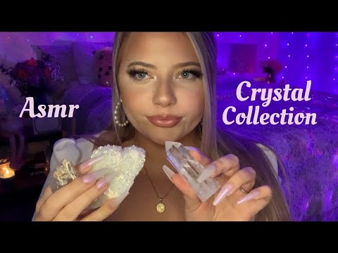 Asmr Crystal Collection ✨Tapping, Scratching, Whispering ⭐️