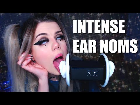INTENSE EAR EATING ASMR ♡ 30 MIN EAR NOMS
