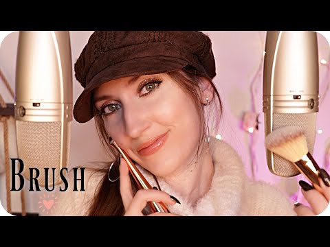 ASMR Brushing YOU To Sleep 💤 Mic & Windshield Brushing w/ Whisper Ramble to Distract your Thoughts
