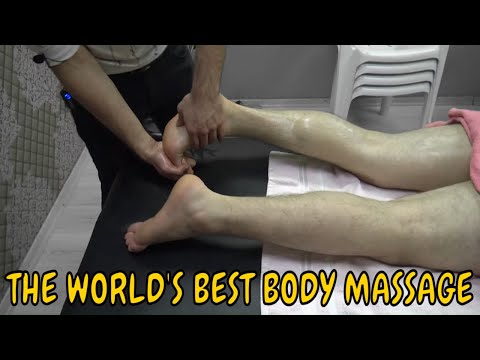 the best body massage in the world & world's best head, back, foot, leg, arm massage & vücut masajı