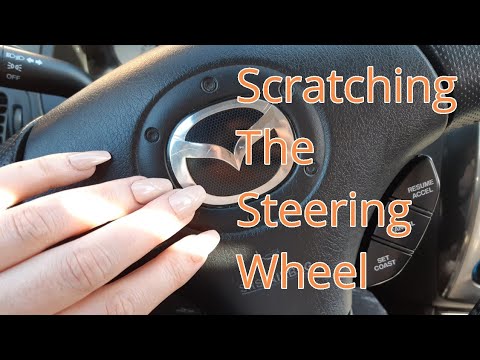 ASMR Scratching The Steering Wheel(No Talking)