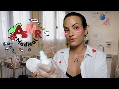 ASMR Français ROLEPLAY infirmière, examen médical complet de tes bobos🩺❤️