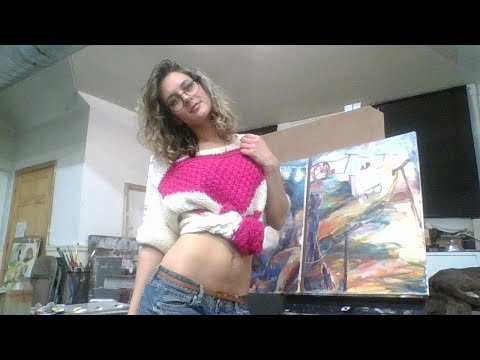 Studio Painting with sugar boogerz LIVE
