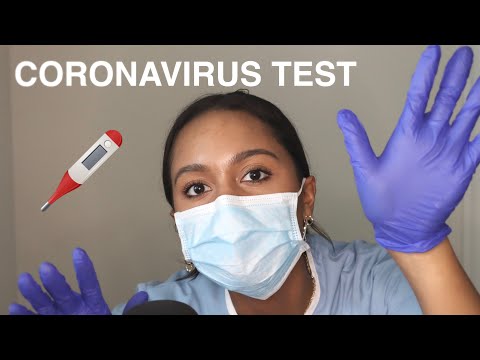 ASMR - Doctor Roleplay, Testing You For  Coronavirus (COVID-19)