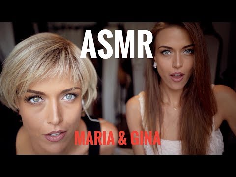 ASMR Gina Carla 👯‍♀️ Maria & Gina! Twin Mouth Sounds! EXTREME!