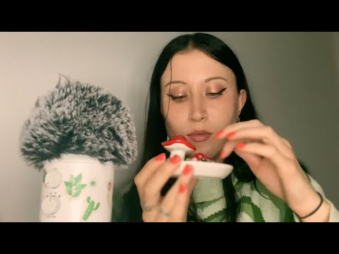 asmr triggers with random things in my room lol