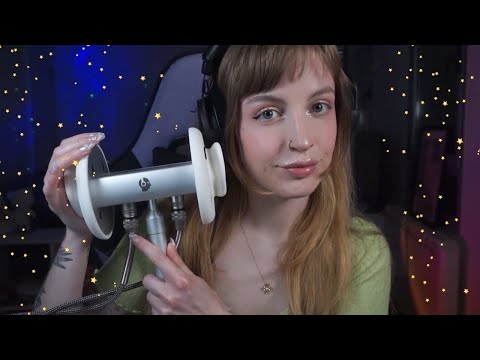 ASMR Ultra Tingly Ear Massage with Mouth Sounds, ear cupping,blowing...