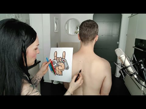 [ASMR] You Have Never Seen A Tattoo Technique Like This Before